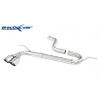 Escape trasero sin silenciador 2X80 RACING VOLKSWAGEN GOLF 7 2.0 GTD (184cv) 2013-- Ø 55 SIN homologacion Inoxcar