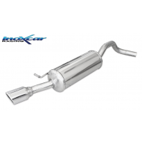 Escape trasero deportivo 1X90 X-RACE VOLKSWAGEN POLO (type 6R) 1.4 (85cv) 2010-2014 CON Homologacion Europea Inoxcar