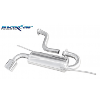 Escape trasero deportivo 1X120X80 OBLIQUO VOLKSWAGEN SCIROCCO 2.0 TFSI (200CV) 2008-- Ø 65 CON Homologacion Europea Inoxcar