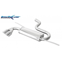 Escape trasero deportivo 2X80 X-RACE VOLKSWAGEN SCIROCCO 2.0 TFSI (200CV) 2008-- Ø 65 CON Homologacion Europea Inoxcar