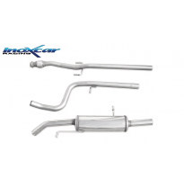 Tubo central directo + Escape trasero Grupo.N  54 Ø CITROEN DS3 1.6 16V TURBO (155CV) 2010-- SIN homologacion Inoxcar