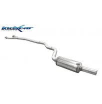 Tubo central directo + Escape trasero Grupo.N60 Ø FORD SIERRA COSWORTH 2WD SIN homologacion Inoxcar