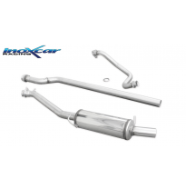 Tubo turbo + Tubo central directo + Escape trasero Grupo.N  60 Ø FORD ESCORT COSWORTH 4WD SIN homologacion Inoxcar