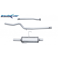 Tubo de sustitución del catalizador + Tubo central directo + Escape trasero Grupo.N  50 Ø PEUGEOT 106 XSI 1.4 --1996 SIN homolog