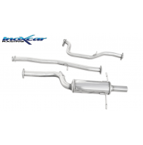 Tubo de sustitución del catalizador + Tubo central directo + Escape trasero Grupo.N60 Ø SUBARU IMPREZA 2.0 WRX TURBO 2001-- SIN