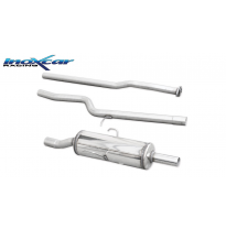 Tubo de sustitución del catalizador + Tubo central directo + Escape trasero Grupo.N  54 Ø PEUGEOT 106 RALLYE / GTI / 1.6 16V  19