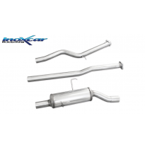 Tubo de sustitución del catalizador + Tubo central directo + Escape trasero gr.A  63 Ø PEUGEOT 106 RALLYE / GTI / 1.6 16V  1996-