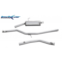 Tubo de sustitución del catalizador + Tubo central directo + Escape trasero Grupo.N  54 Ø PEUGEOT 206 GT WRC (135CV) SIN homolog