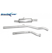 Tubo de sustitución del catalizador + Tubo central directo + Escape trasero Grupo.N63,5 Ø RENAULT CLIO 2 RS 2.0 PHASE2 (172CV) 2