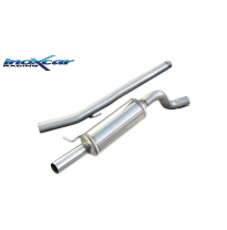 Tubo central directo + Escape trasero Grupo.N  50 Ø RENAULT TWINGO 2 RS SPORT 1.6 16V (133CV) 2009-- SIN homologacion Inoxcar