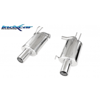 Escape trasero deportivo 1X102 Salida Izq. + Dcha. HONDA ACCORD 2.4 EXECUTIVE (190CV) 2003-- CON Homologacion Europea Inoxca