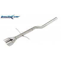 Escape trasero sin silenciador CEN 2X80 RACING MINI COOPER 1.6 S (175CV) 2007-- (Type R56) SIN homologacion Inoxcar