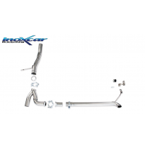 Escape trasero sin silenciador DUPLEX RENAULT MEGANE IV 1.3 Tce (140cv) RS-LINE 2020-- Inoxcar SIN HOMOLOGACION