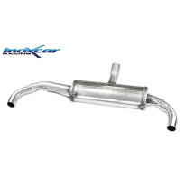 Silenciador trasero deportivo  Salida Izq. + Dcha. MERCEDES CLASSE A (Type W176)   CON homologacion Inoxcar