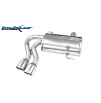 Escape trasero deportivo 2X80 X-RACE BMW E92 serie 3 325i (218cv) 2007-- PENDIENTE de Homologacion Europea Inoxcar