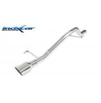 Escape trasero sin silenciador 1X102 RACING OPEL CORSA E GSI 1.4 Turbo (150cv) 2019-- SIN homologacion Inoxcar