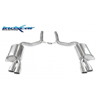 Escape trasero deportivo 2X90X70 Salida Izq. + Dcha. AUDI A6 (Type 4F) S6 AVANT 5.2 FSI (435CV) 2009-- SIN homologacion Inox