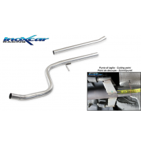 Tubo central directo (NO FLEX) PEUGEOT 208 1.6 16V TURBO GTI (200cv) 2013-2015 SIN homologacion Inoxcar