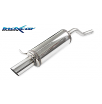 Escape trasero deportivo 1X90 RALLY RENAULT TWINGO (type MK2) GT TURBO 1.2 (100CV) 2007-- Ø 45 CON Homologacion Europea Inox