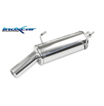 Escape trasero deportivo 1X80 PEUGEOT 206 1.4 (75CV) 2001-2006 CON Homologacion Europea Inoxcar