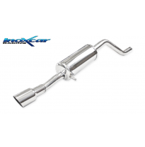 Escape trasero deportivo 1X90 RACING PEUGEOT 208 1.2 (101cv) 2019-- PENDIENTE de Homologacion Europea Inoxcar