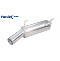 Escape trasero deportivo 1X102 PEUGEOT 206 1.4 16V / 1.4 XS (90CV) 2001-2006 CON Homologacion Europea Inoxcar