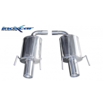 Escape trasero deportivo 1X102 Salida Izq. + Dcha. ALFA ROMEO 159 2.2 JTS (185CV) 2005-- Ø 55 CON Homologacion Europea Inoxc