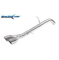 Escape trasero sin silenciador 2X80 RACING FORD FIESTA 8° serie (18) ST 1.5i Turbo ST EcoBoost (200cv) 2018-- SIN homologacion