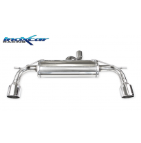 Escape trasero deportivo 1X100 X-RACE Salida Izq. + Dcha. MERCEDES CLASSE A (Type W176) 250 2.0 TURBO (211cv) 4WD 2012-2015