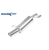 Escape trasero deportivo 1X100 X-RACE OPEL CORSA E GSI 1.4 Turbo (150cv) 2019-- PENDIENTE de Homologacion Europea Inoxcar