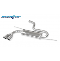 Escape trasero deportivo 2X80 RACING AUDI A3 (Type 8P) SPORTBACK 1.8 TFSI (160CV) 05/2005-- CON Homologacion Europea Inoxcar