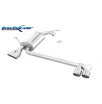 Silenciador trasero deportivo  duplex 2X80 RACING PEUGEOT 407 2.7 24V HDI (204CV) 2006-- SIN homologacion Inoxcar