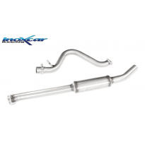 Tubo central con silenciador SUBARU BRZ 2.0 (200CV) 2012-- SIN homologacion Inoxcar