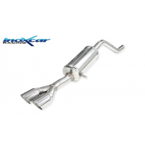 Escape trasero deportivo 2X80 RACING PEUGEOT 208 1.2i T (130cv) 2020-- PENDIENTE de Homologacion Europea Inoxcar