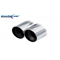 Escape trasero deportivo 2X80 RACING VOLKSWAGEN POLO (type 6R) 1.4 16V GTI (180CV) 2010-2014  Ø 55 CON Homologacion Europea