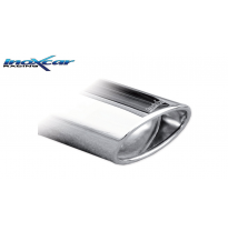 Escape trasero deportivo 1X120X80 OBLIQUO BMW E87 serie 1 118D 2.0 (143cv) 2008-- Ø 55 int. SIN homologacion Inoxcar