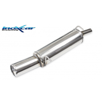 Escape trasero deportivo 1X102 FORD FIESTA 5° serie (02) 1.6 16V S (100CV) 2005-- Ø 45 CON Homologacion Europea Inoxcar