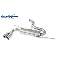 Escape trasero deportivo 2X80 AUDI A3 (Type 8P) SPORTBACK 1.8 TFSI (160CV) 05/2005-- CON Homologacion Europea Inoxcar