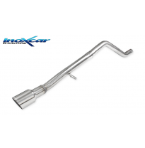 Escape trasero sin silenciador 1X90 RACING PEUGEOT 208 1.2 (101cv) 2019-- SIN homologacion Inoxcar
