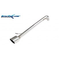 Escape trasero sin silenciador 1X100 RACING RENAULT CLIO 5 1.3 Tce (131cv) 2020-- SIN homologacion Inoxcar