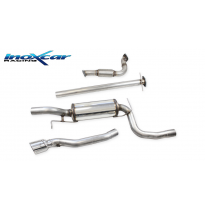 Tubo intermedio (Con Flexible) + Tubo central directo + Escape trasero 102 RACING 63 Ø FORD FOCUS RS 2.0 16V TURBO (215CV) 2003-