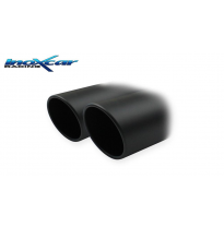 Escape trasero 2X90 X-RACE BLACK MATT Salida Der. + Izq. PORSCHE PANAMERA 4S 4.8 8V (400cv) 2009-2013 Inoxcar SIN HOMOLOGACION