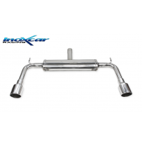 Escape trasero deportivo 1X100 X-RACE Salida Izq. + Dcha. ALFA ROMEO GIULIETTA 1750 Tbi (235cv) 2010--  Ø 60 Quadrifoglio Ve