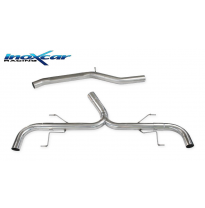 Escape trasero sin silenciador Salida Izq. + Dcha. ALFA ROMEO STELVIO 2.0 Turbo Q4 (200cv) 2017-- SIN homologacion Inoxcar