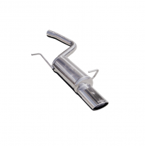 Escape trasero deportivo 1X120X80 AUDI A4 2° serie 1.9 TDI (130CV) 2001-- CON Homologacion Europea Inoxcar