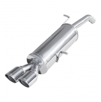 Escape trasero deportivo 2X80 X-RACE CITROEN DS3 1.6i 16V TURBO (155CV) 2010-- Ø 50 CON Homologacion Europea Inoxcar