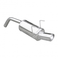 Escape trasero deportivo 1X90 X-RACE FIAT 500 1.4 16V (100CV) 2007-- Ø 48 CON Homologacion Europea Inoxcar