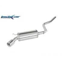 Escape trasero deportivo 1X80 FIAT CINQUECENTO 0.9 (40CV) / 1.1 SPORTING (54CV) 1994-- CON Homologacion Europea Inoxcar