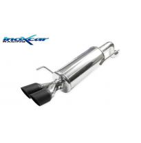 Escape trasero 2X80 RACING BLACK CERAMIC ABARTH PUNTO EVO 1.4 TURBO MultiAir (165CV) 2010-- Ø 55 Inoxcar CON HOMOLOGACION