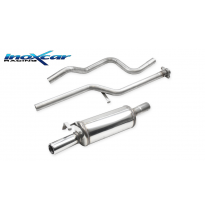 Tubo central directo  + Escape trasero 1X63 FIAT UNO 1° Serie TURBO 1.3 (105cv) --1988 Ø54 NEW Inoxcar SIN HOMOLOGACION